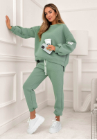 Bawełniany Compleu de trening Fits Me Perfectly bleumarin