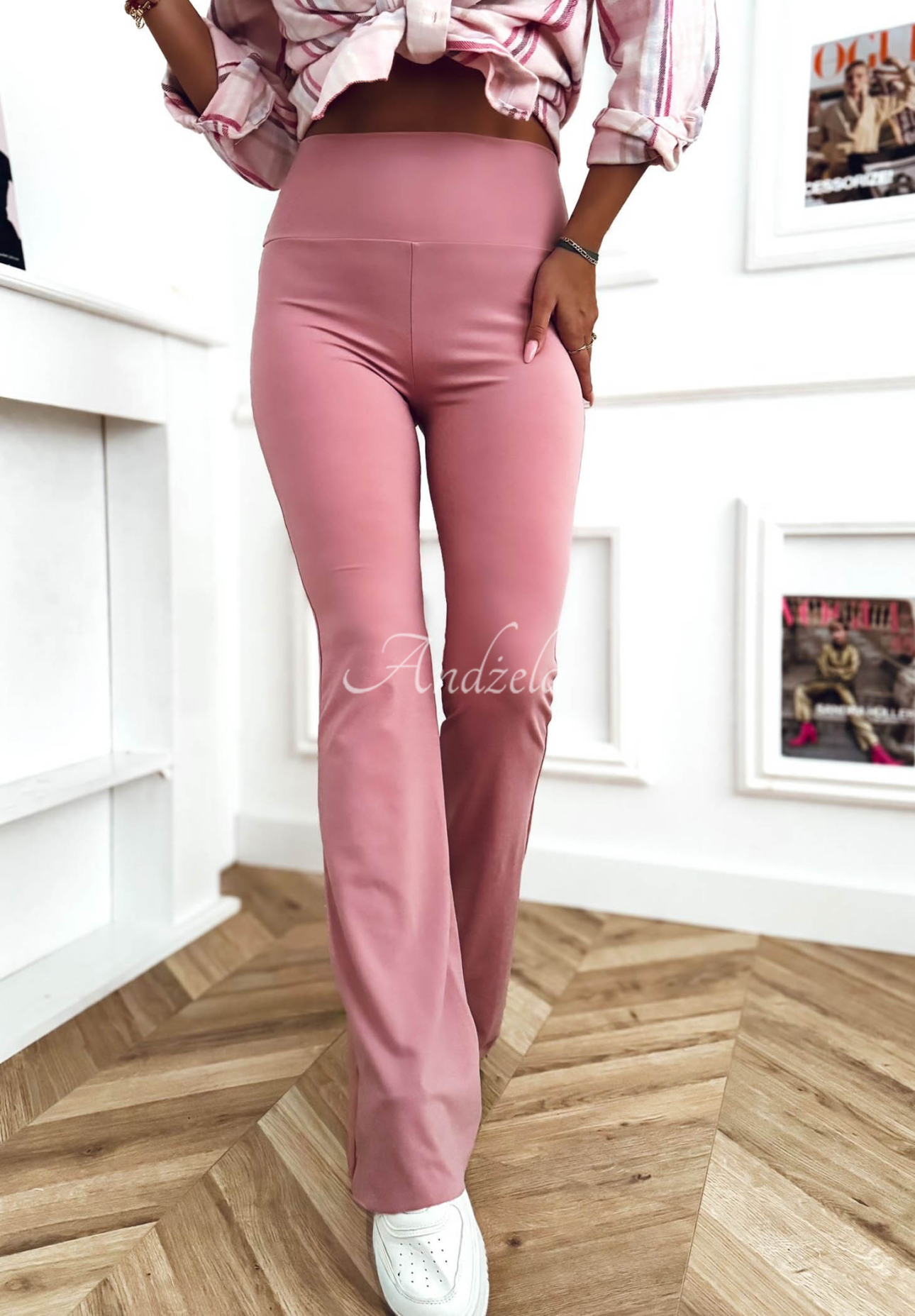 Colanți evazați din viscoză Can’t Stop