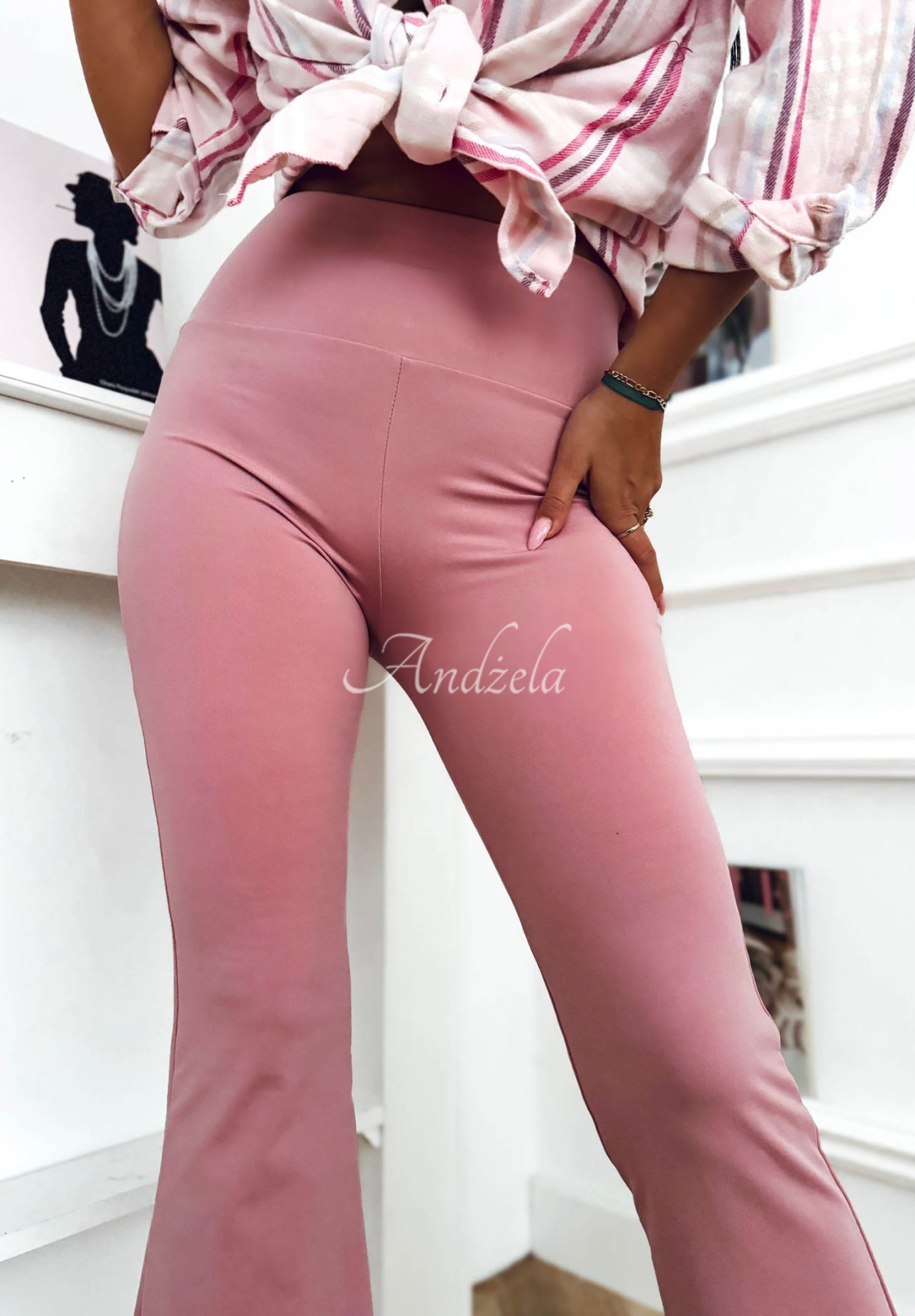 Colanți evazați din viscoză Can’t Stop