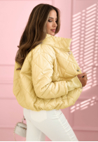 Pikowana Geacă ze stójką Hilda galben