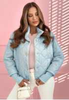 Pikowana Geacă ze stójką Hilda galben