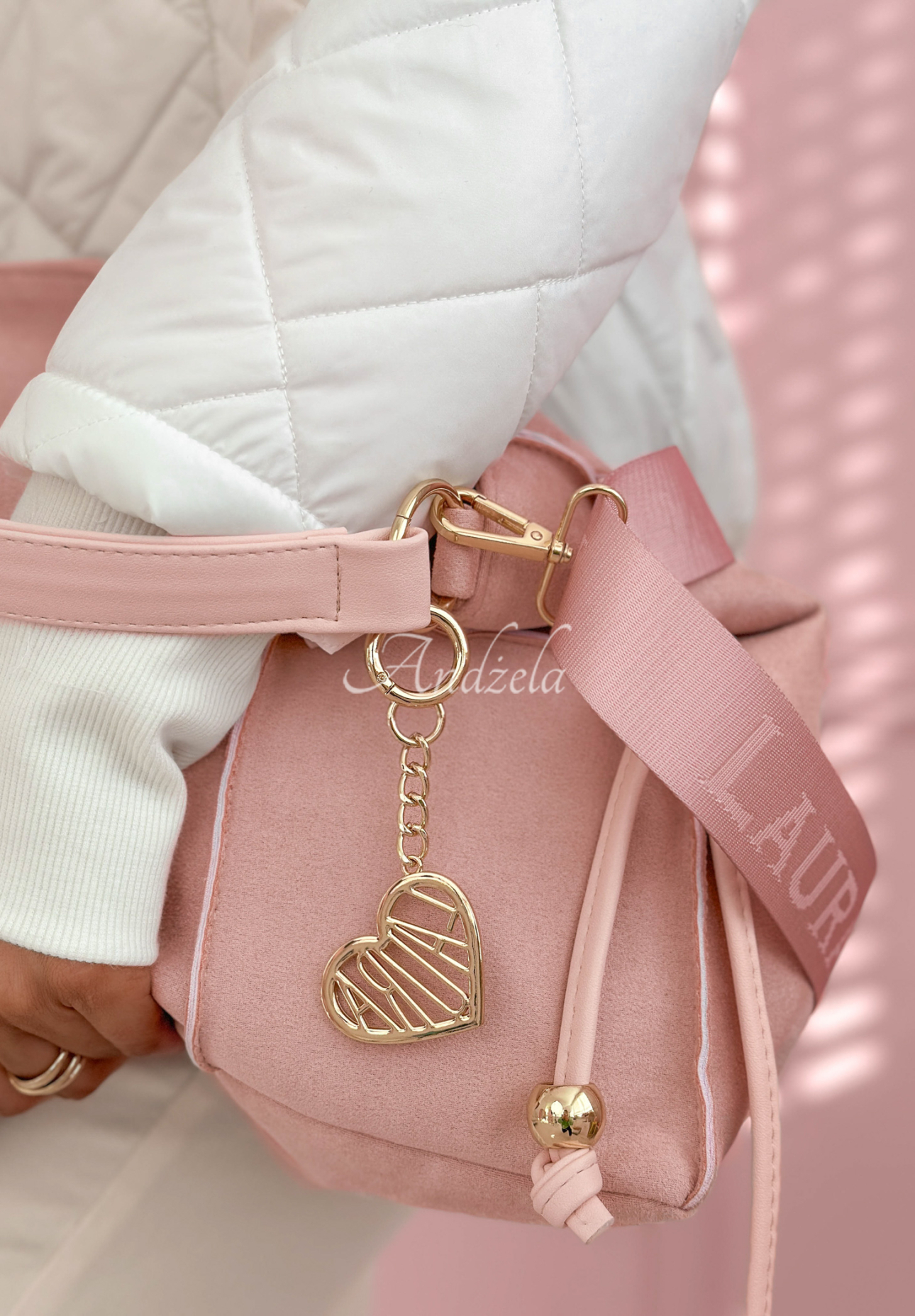 Geantă cu cusături decorative Everyday Smile