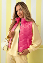 Scurtă pikowana Vestă The Spring Swing galben