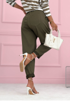 Marchewkowe Pantaloni Spring Will Come kaki