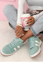 zamszowe Adidași Lorelei albastru azuriu