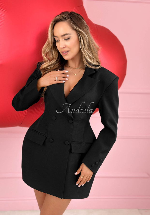 Rochie tip sacou mini cu bumbac Evangeline