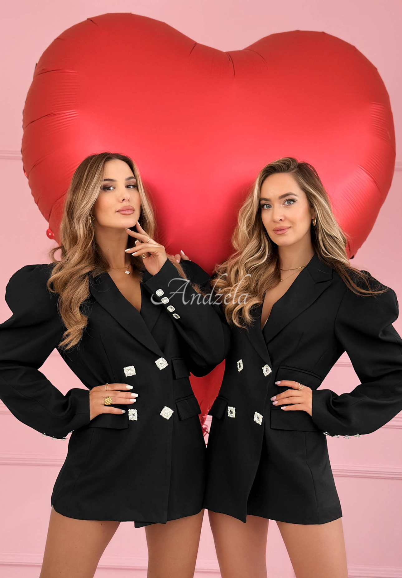 Rochie tip sacou cu mâneci bufante și bumbac Avenelle