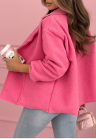 Krótki Palton  z kieszeniami Yumi galbene