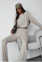 Bawełniana Bluză Nicole ecru