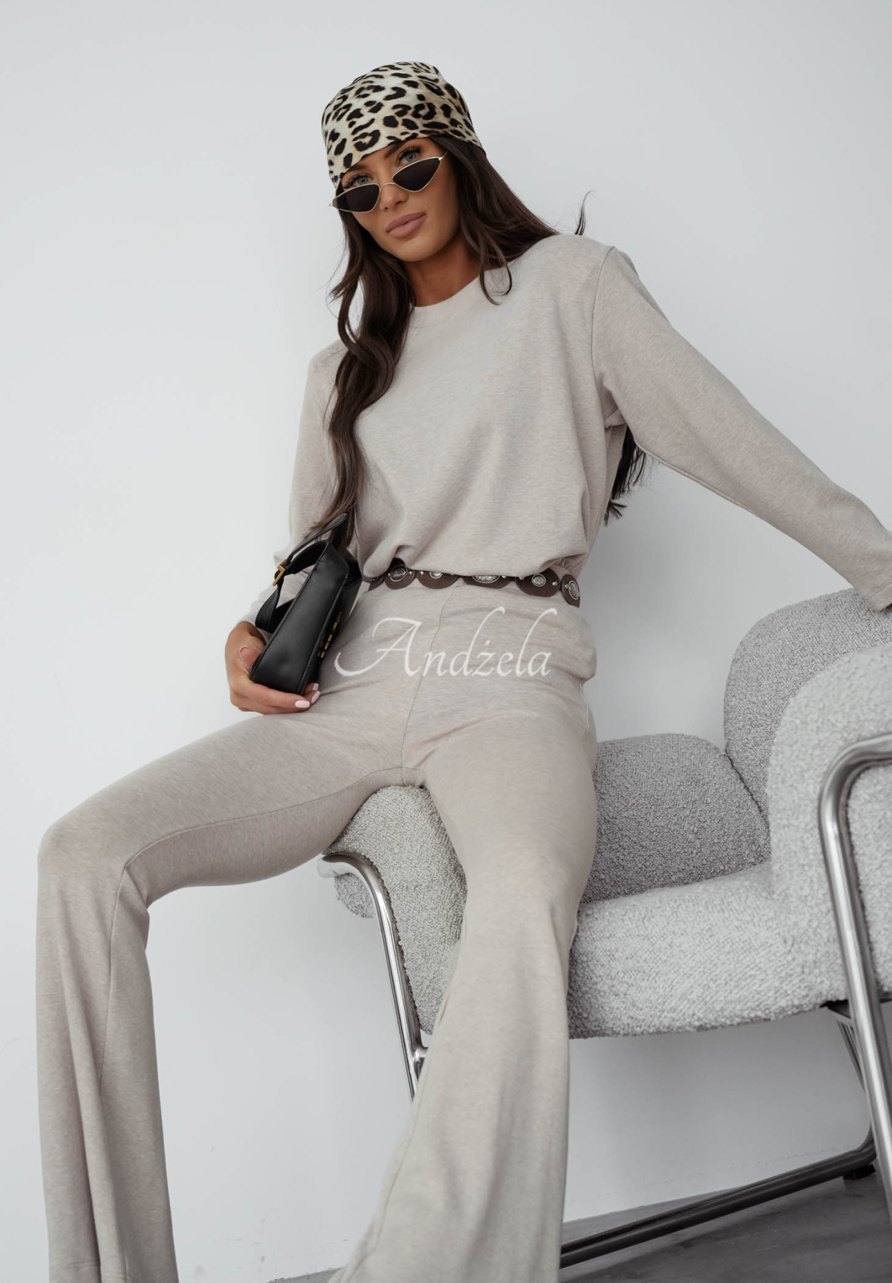 Bluză longsleeve din bumbac Nicole