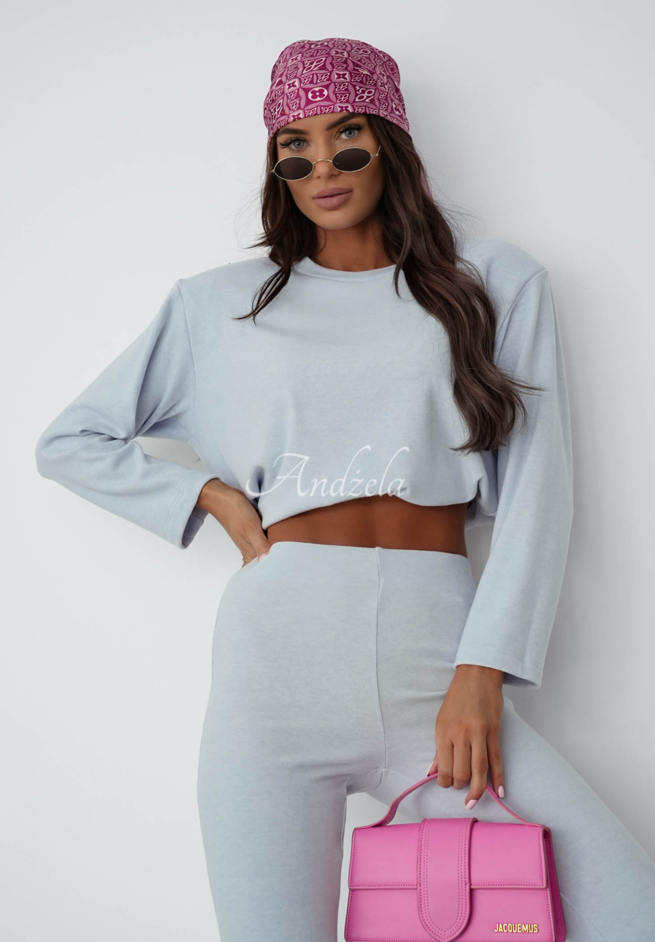 Bluză longsleeve din bumbac Nicole