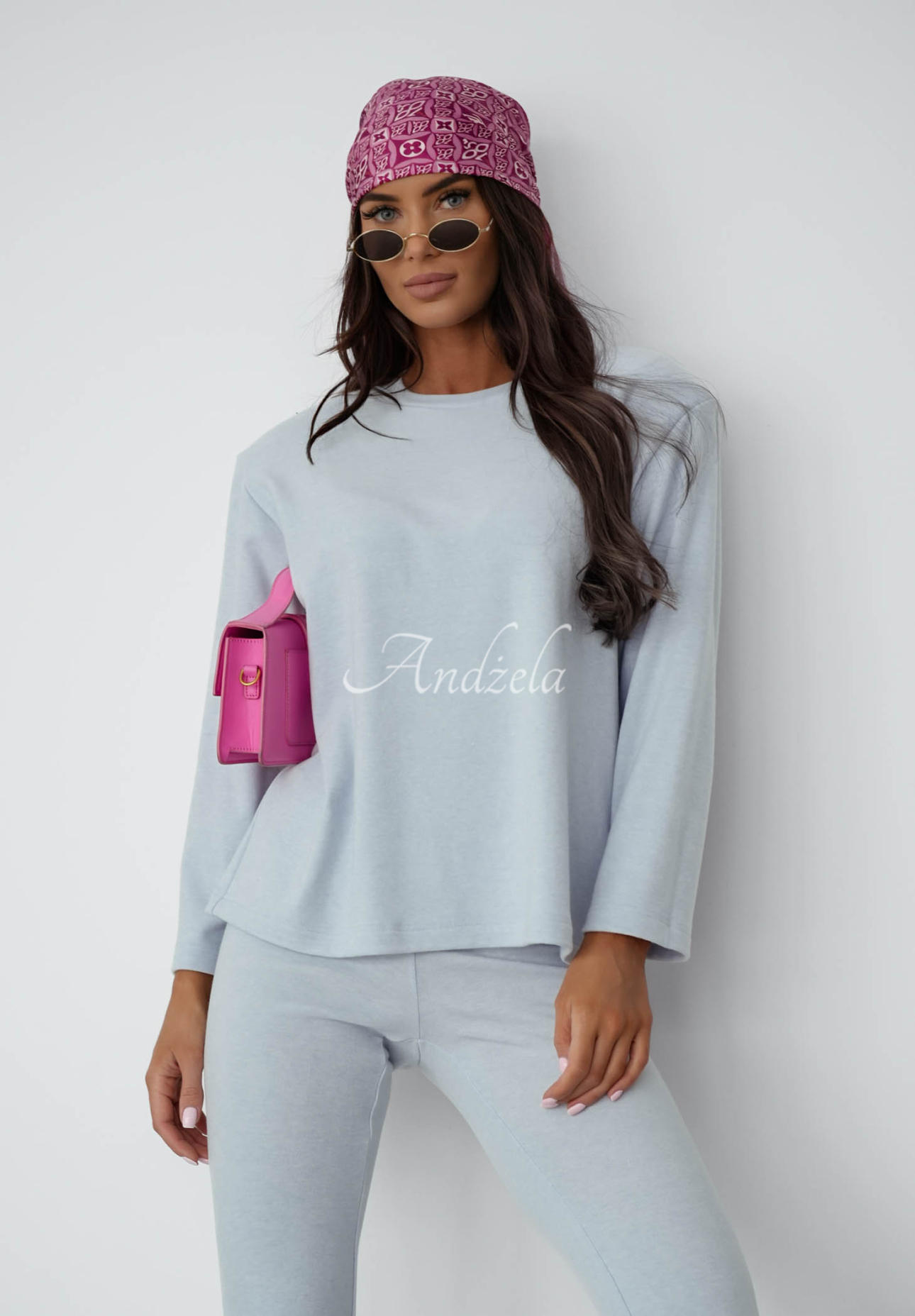 Bluză longsleeve din bumbac Nicole