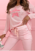 Wiskozowe Pantaloni The Spring Begins galbenă