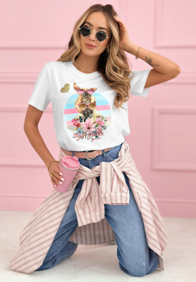 Tricou din bumbac cu imprimeu Crazy Dogs