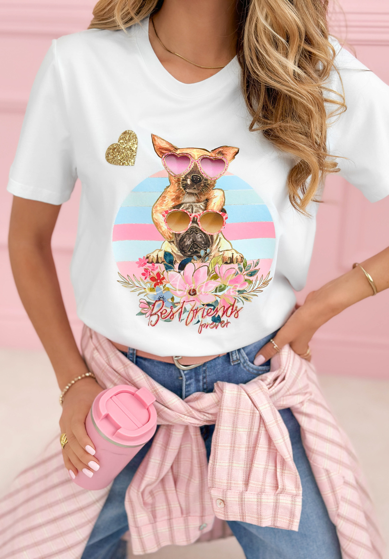 Tricou din bumbac cu imprimeu Crazy Dogs