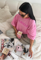 Tricou oversize La Milla Sophia roz