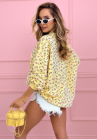 Długa Hanorac oversize w różyczki The Bloom roz