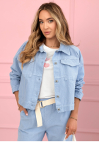 Sztruksowa Geacă Fooling Yourself roz