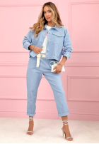 Sztruksowa Geacă Fooling Yourself roz