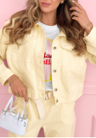 Sztruksowa Geacă Fooling Yourself roz