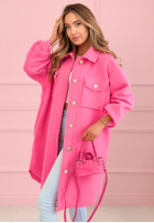 Palton  z kieszeniami Kaori bej