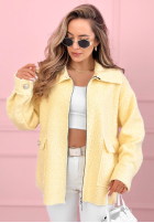 Scurtă Geacă sherpa kożuszek Azalea fucsia