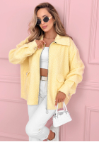 Scurtă Geacă sherpa kożuszek Azalea fucsia