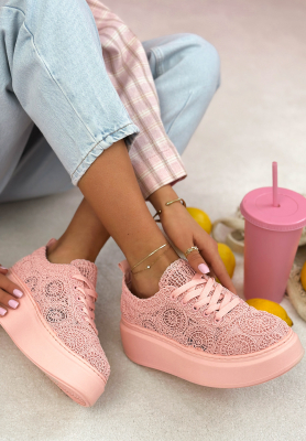 Bascheți din dantelă Bianco