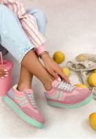 Adidași Flexi Feet błękitno-roz