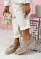 zamszowe mokasyny Margot albastru azuriu