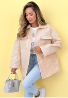 Pikowana Geacă z kołnierzem i kieszeniami Sunflower albastru azuriu