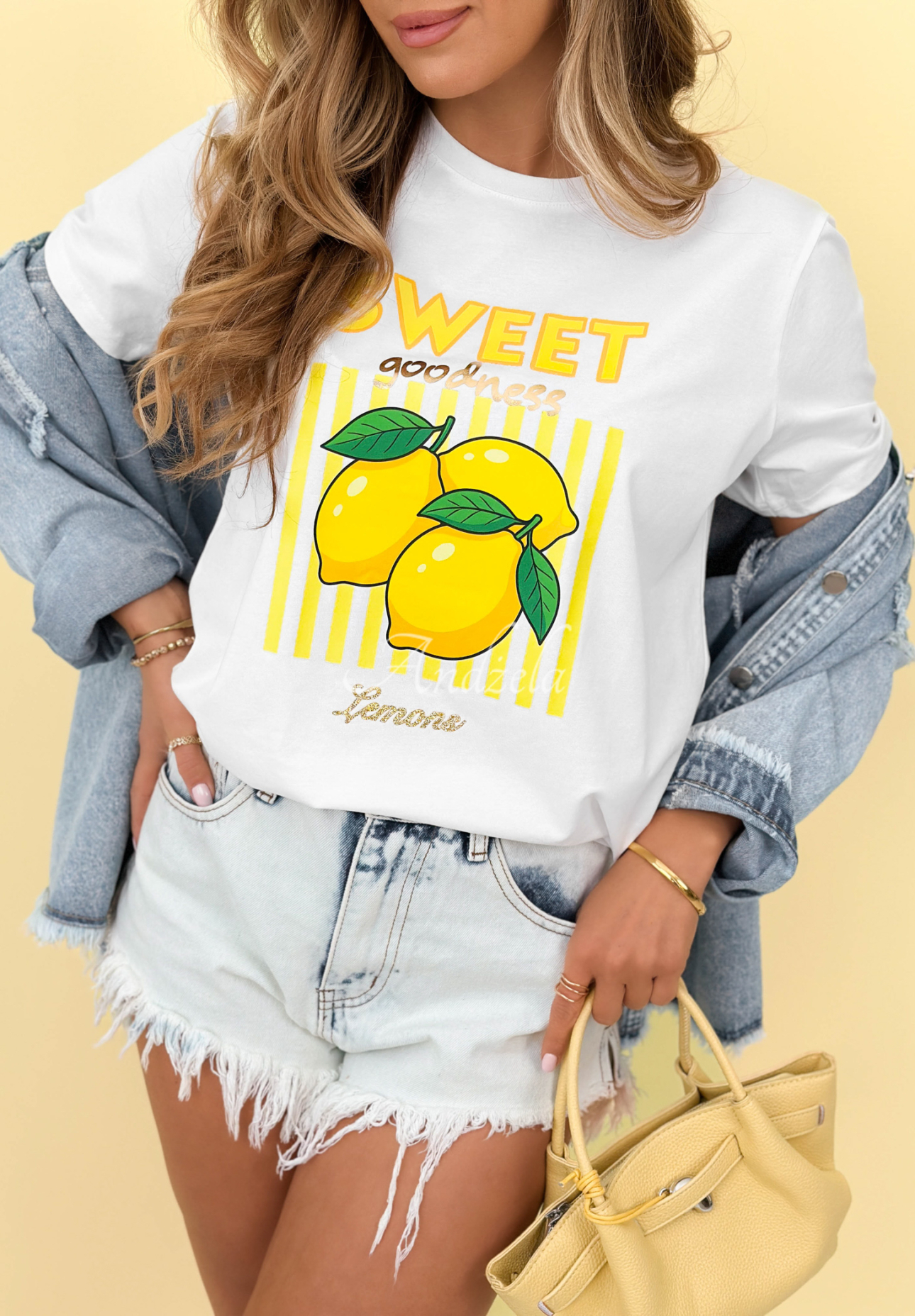 Tricou din bumbac cu imprimeu Sweet Goodness