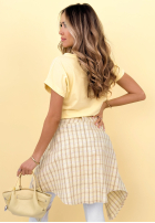 Tricou Solenne galbene