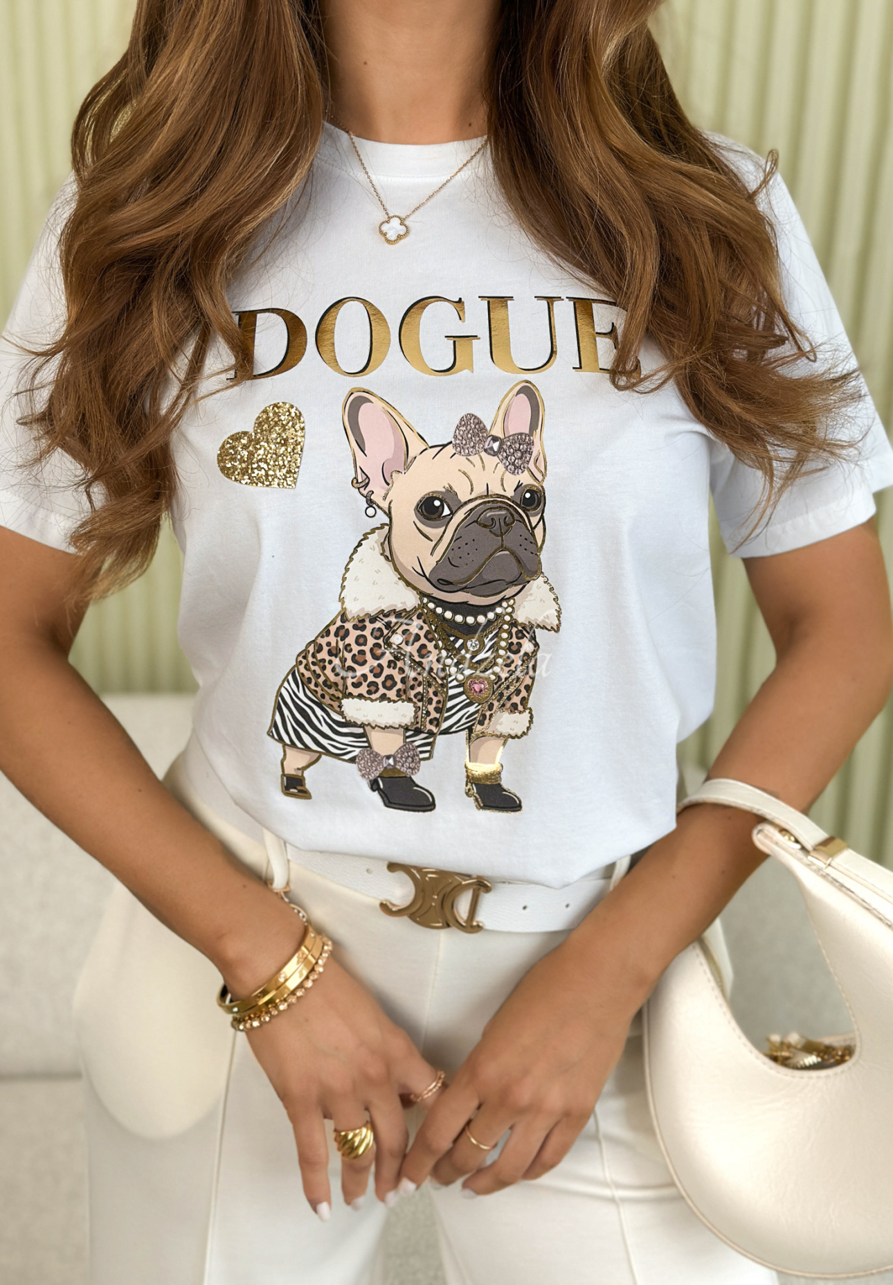 Tricou din bumbac cu imprimeu Dogue