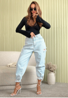 Bluză longsleeve z dekoltem i koronką Subtle Touch negru