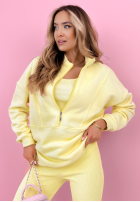 Compleu Hanorac, Colanți, Top  3in1 Look At Me galbene