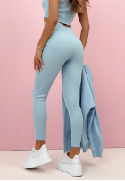 Compleu Hanorac, Colanți, Top  3in1 Look At Me albastru