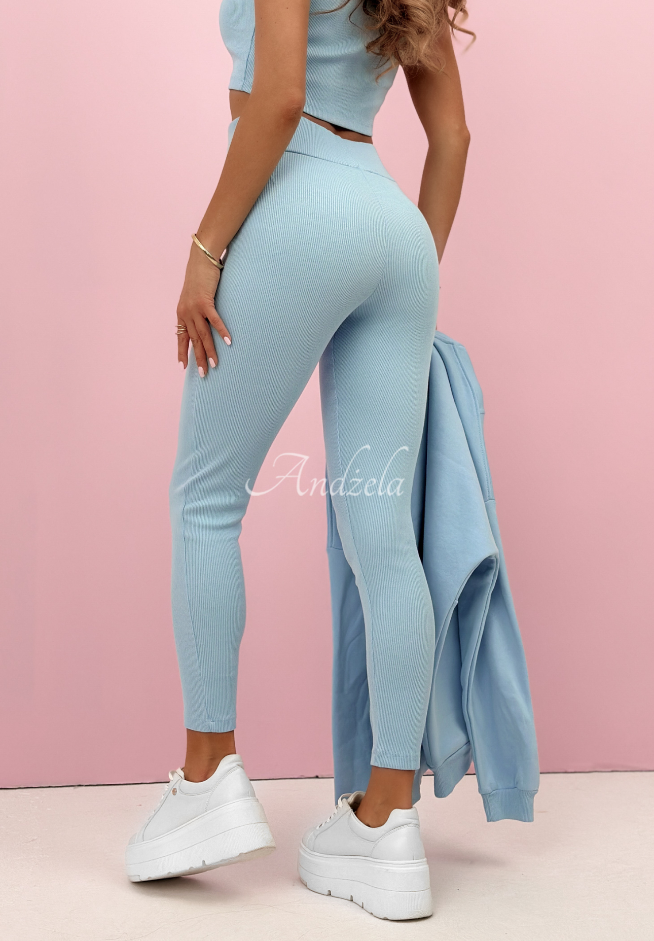 Set din bumbac hanorac, colanți, Top  3in1 Look At Me