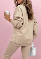 Compleu Hanorac, Colanți, Top  3in1 Look At Me ecru