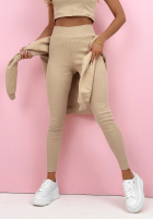 Compleu Hanorac, Colanți, Top  3in1 Look At Me ecru