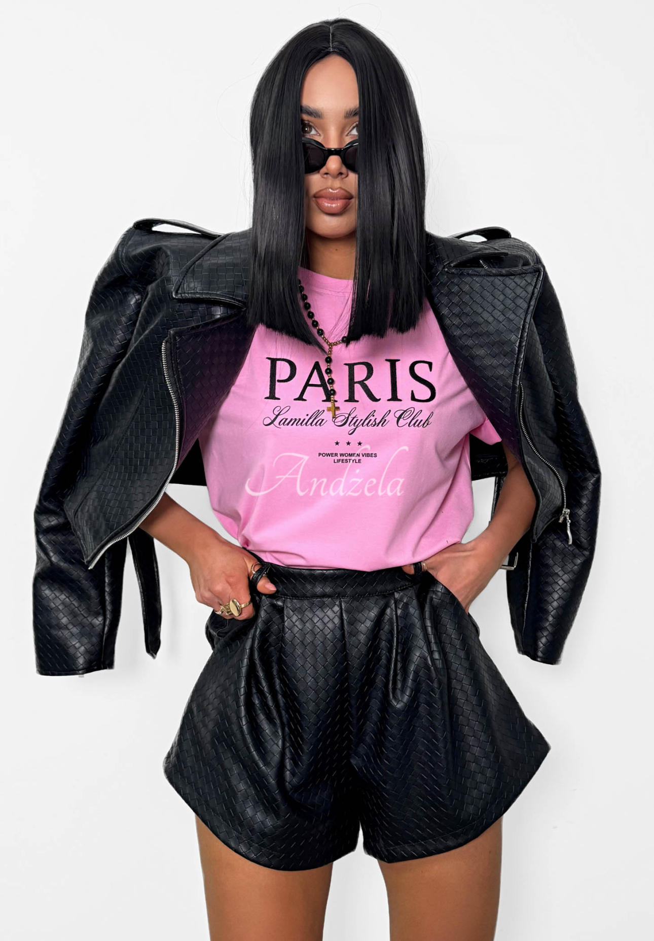 Tricou din viscoză cu imprimeu La Milla Paris