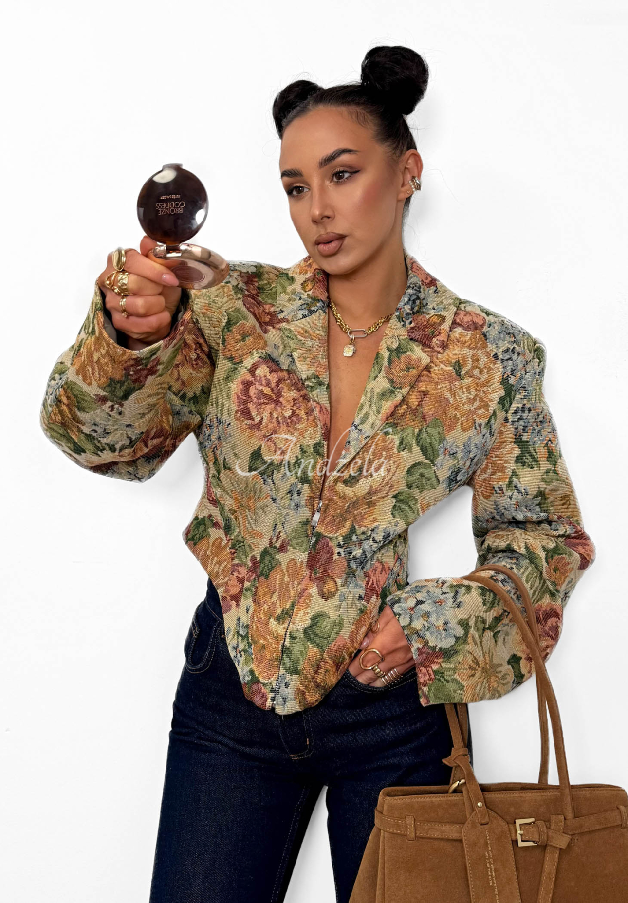 Sacou corset din jacard din bumbac La Milla Amanda