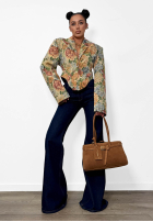 Żakardowa gorsetowa Sacou La Milla Amanda bej