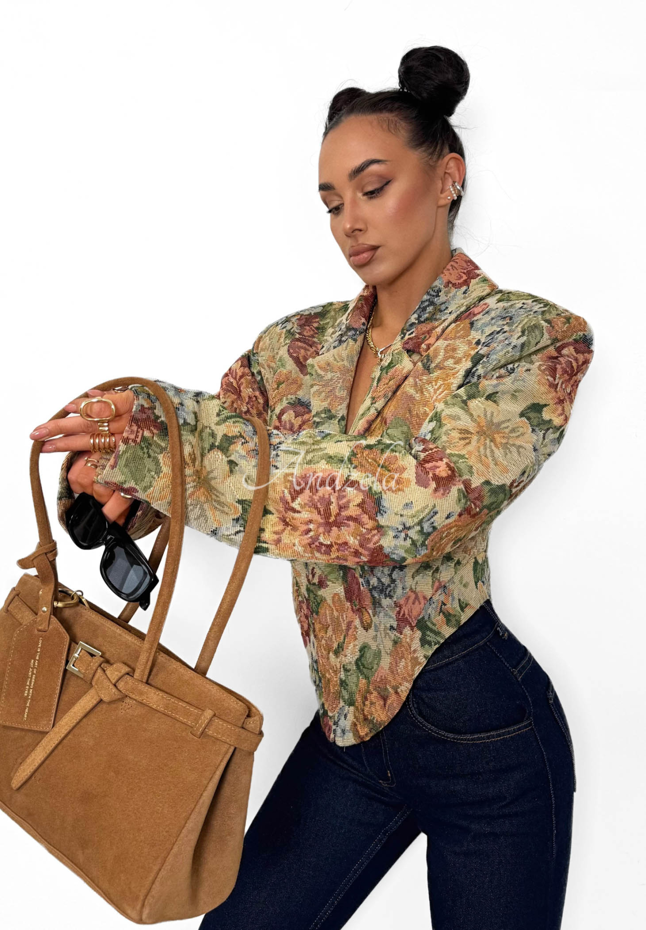 Sacou corset din jacard din bumbac La Milla Amanda