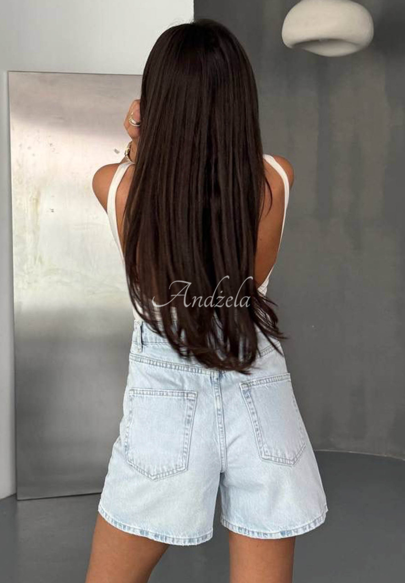 Pantaloni scurți din denim Valerias