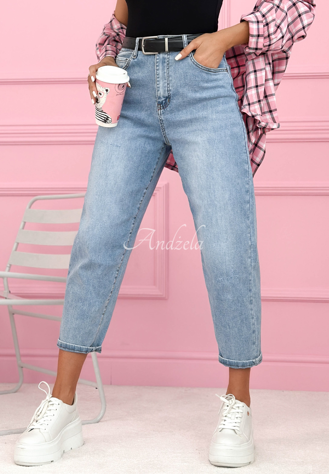 Blugi mom fit Don’t Move Now