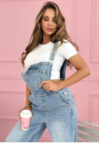 Lungi din denim ogrodniczki As Always albastre