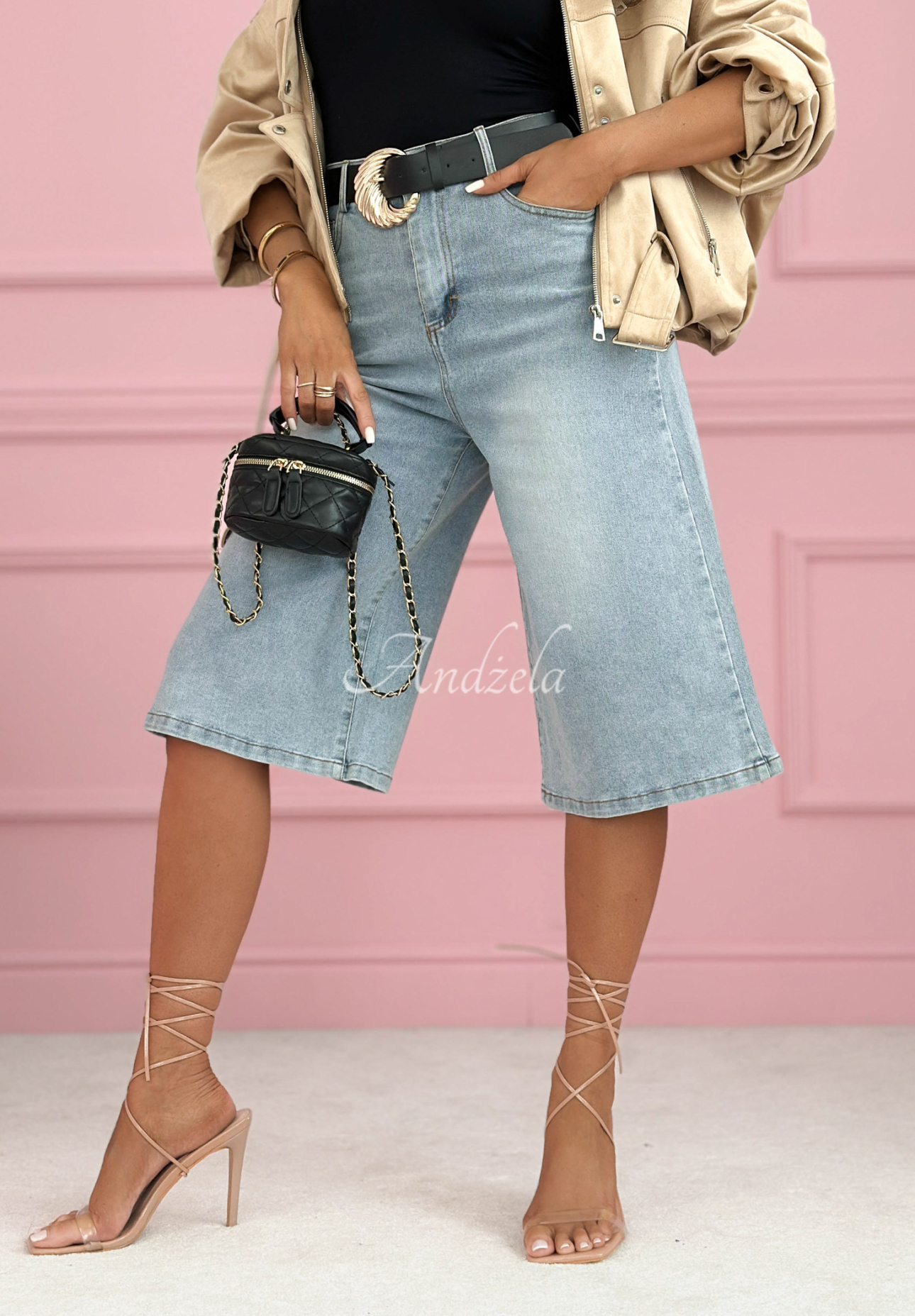 Bermude din blugi cu croială largă Buffalo River