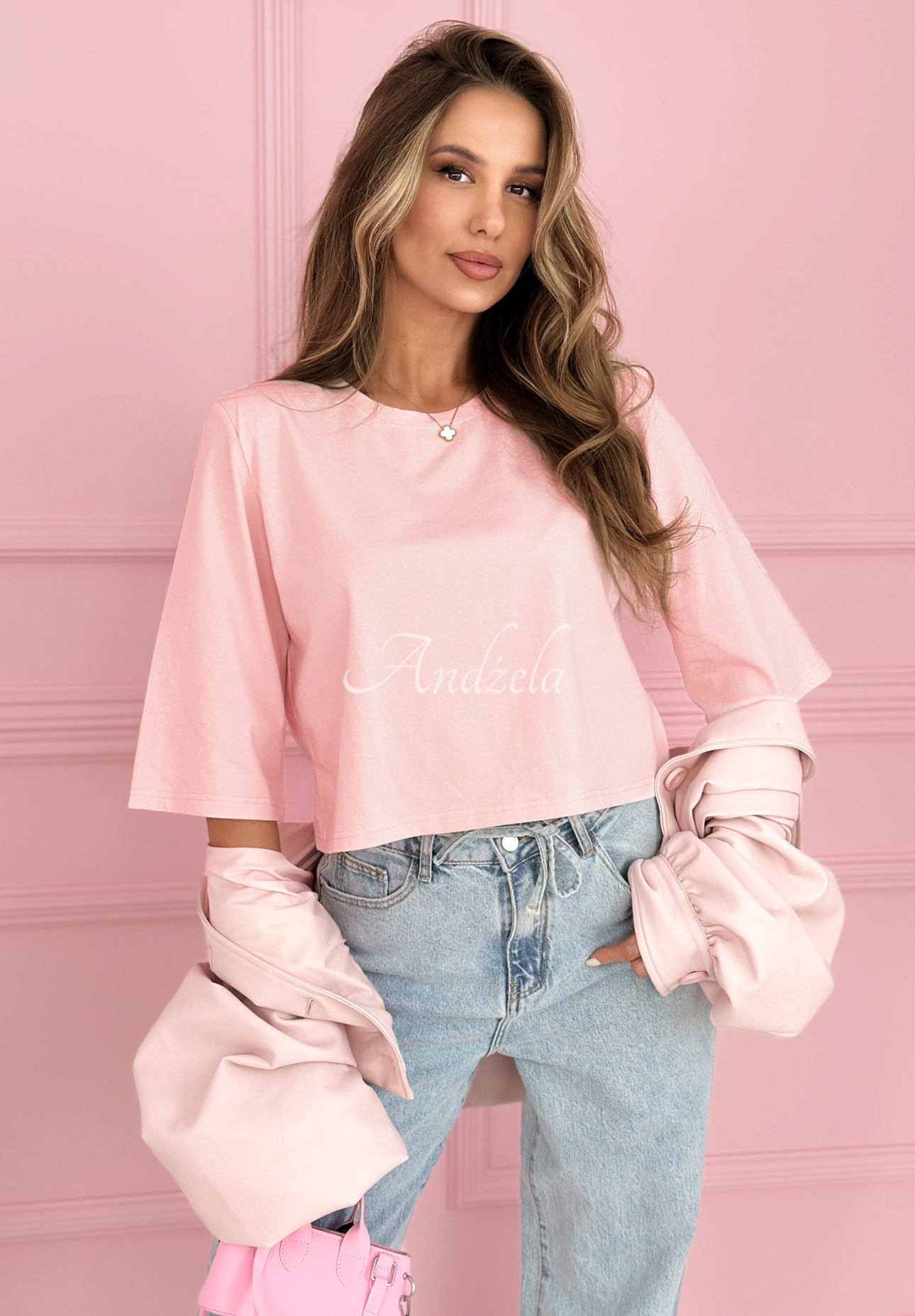 Tricou scurt din bumbac Springtime Babe