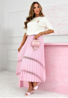 Ușor Pulover na krótki mânecă Better With You bej